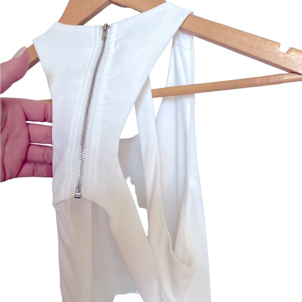 Lulu's White Open Back Dress Size Small - Picture 2 of 5